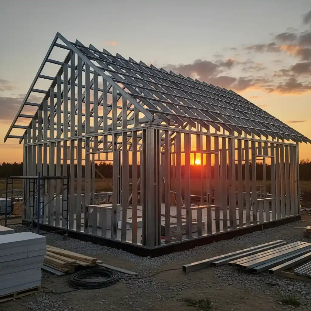 گروه ساختمانی بشیری - اجرای سازه‌های سبک LSF (ال اس اف) با کیفیت و سرعت برتر